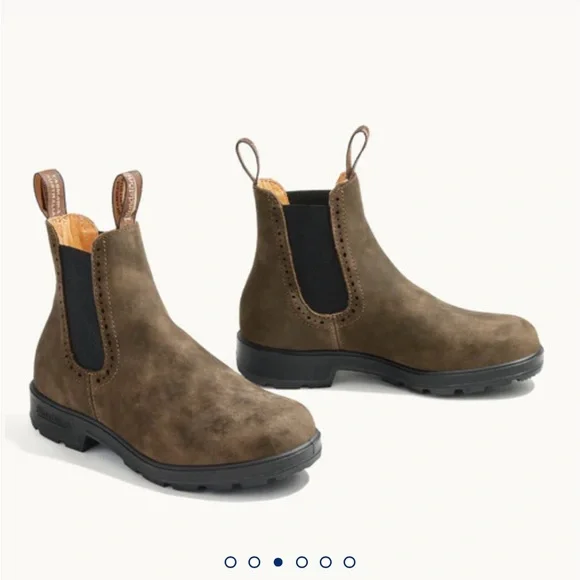 Blundstone Rustic Brown Leather Boots - Picture 4 of 7